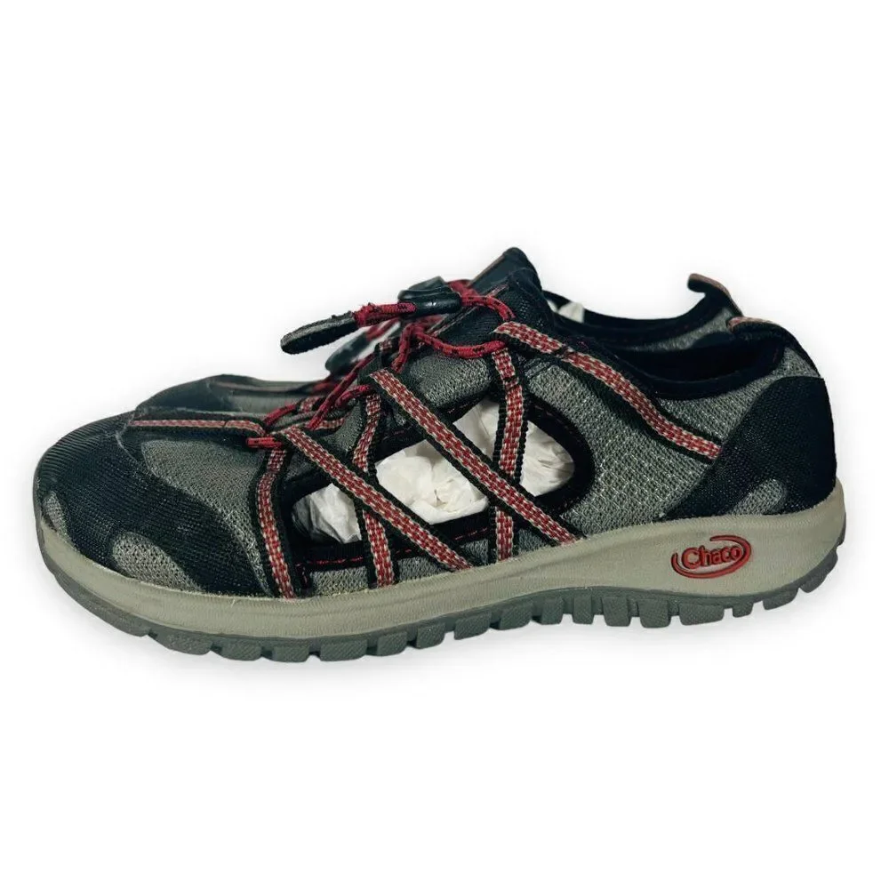 Chaco Outcross Outdoor Hiking Shoes Grey / Black‎ / Red J180201 Youth 2